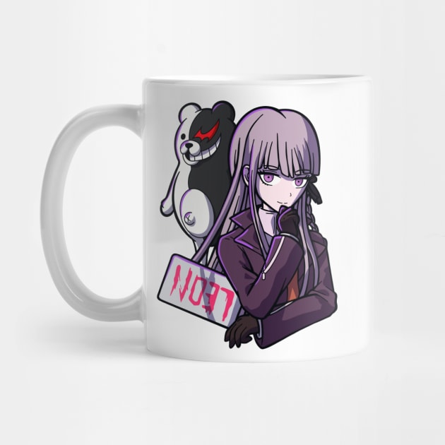 Kyoko Kirigiri & Monokuma by AmelieLacroix